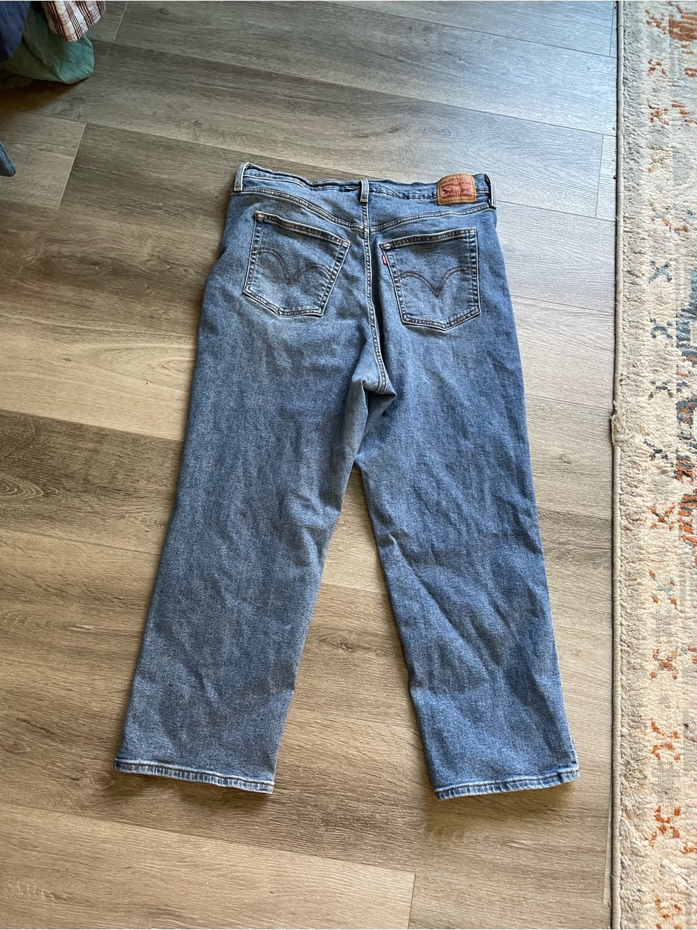 Levi’s ribcage straight leg jeans sz16W - Picture 6 of 8